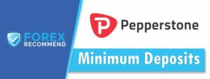 Pepperstone's minimum deposit 